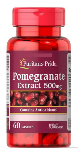 Puritans Pride- Extracto De Granada Antioxidantes 60caps Natural