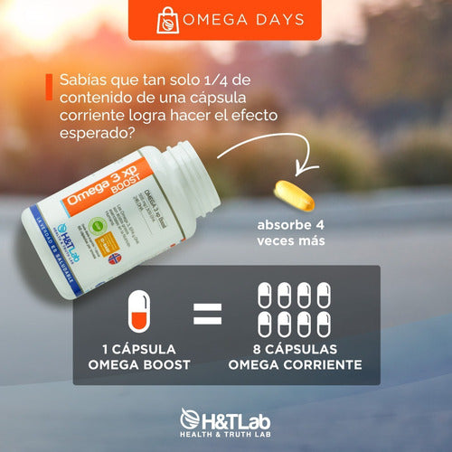 H&tlab - Omega 3 Xp Boost 30 Capsulas