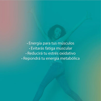 Ortomolecular- Coenzima Q10 + D Ribosa 100 Mg-60 Cápsulas