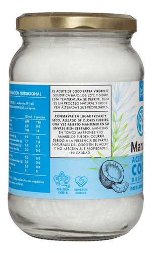 Manare- Aceite De Coco Orgánico  500ml