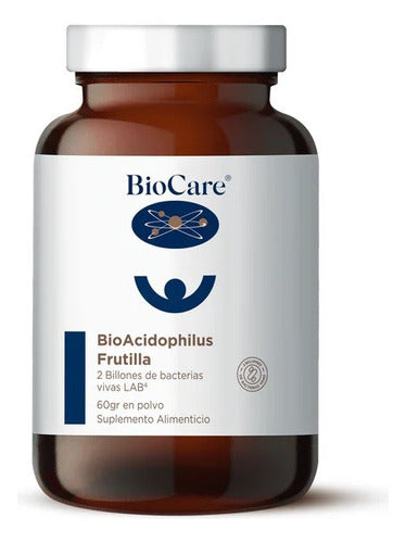 Biocare - Bioacidophilus Probióticos Bebes Frutilla 60gr 
