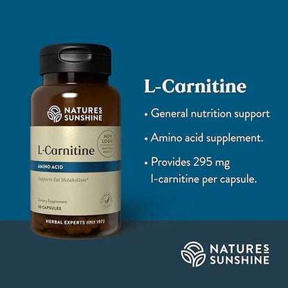 Nature´s Sunshine - L-carnitina. 30 Cáps (energía Celular)