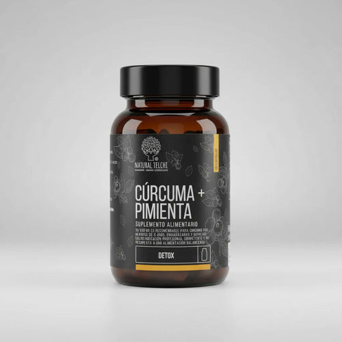 Natural Telchi- Cúrcuma+pimienta 500mg  90cápsulas