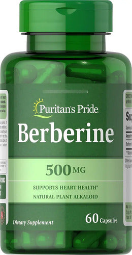 Puritan's Pride - Berberine 500mg 60 Cápsulas N/a