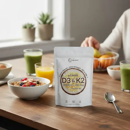Micro Ingredients - Vitamina D3 & K2 300 Cápsulas N/a