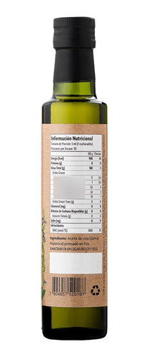 Sow - Aceite De Chia 250ml (fuente De Omega-3)