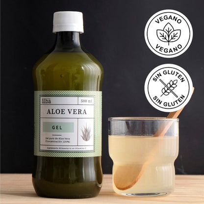 Apicola Del Alba- Aloe Vera Gel Pack x2 500 Mililitros