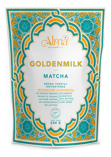 Alma Golden Food- Goldenmilk Matcha 180gramos