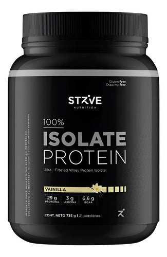 Strive  Nutrition- Proteina Aislada sabor vainilla 735gramos