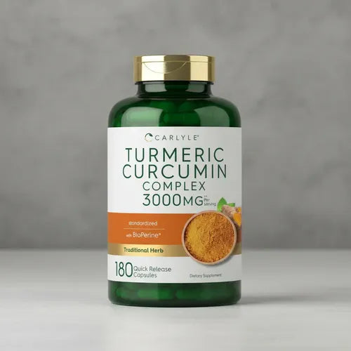Carlyle - Suplemento Curcumina De Cúrcuma 3000mg 180 Cáps N/a