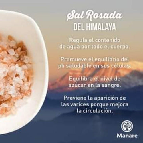 Manare- Sal Rosada Del Himalaya 1 kilo gramos