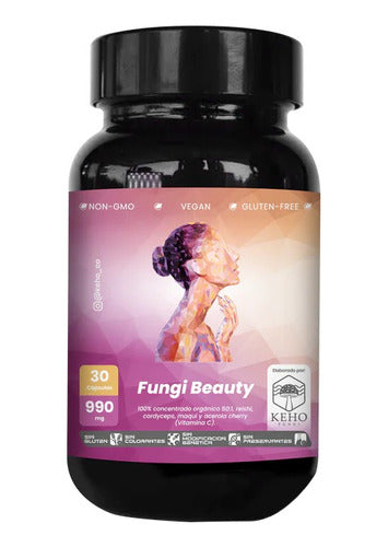 Keho Fungi- Fungi Beauty 990 Miligramos 30 Cápsulas
