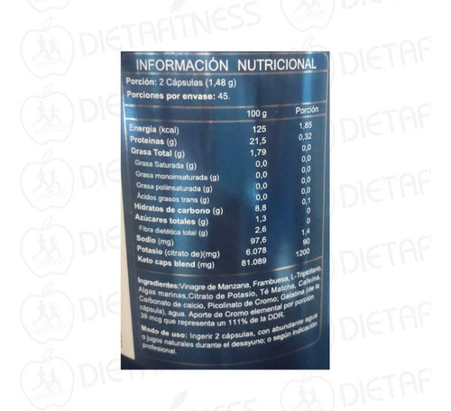 FNL- Keto Slim (Keto Blue) 90 Cápsulas