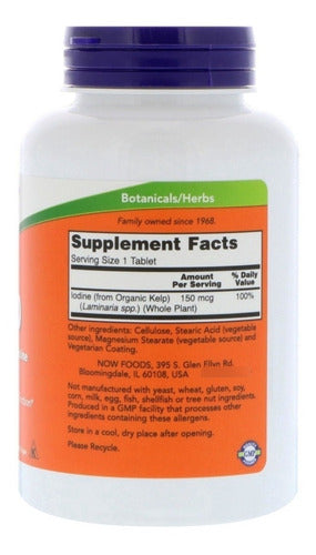 Kelp 150mg - Glándula Tiroides