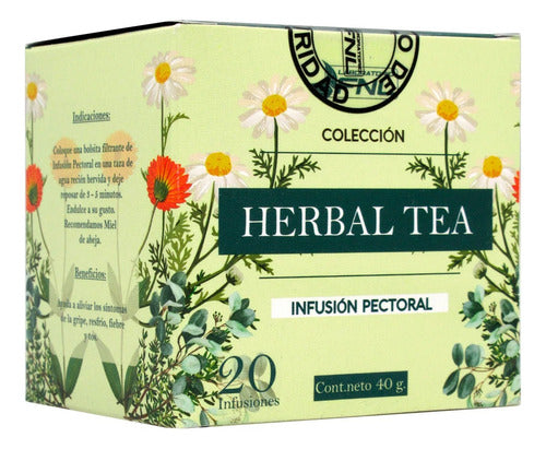 FNL- Herbal Tea Infusión Pectoral 20 Infusiones 40gramos