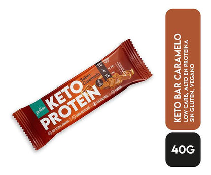 Granolín - Barras Keto Protein Caramelo 40 Gr - 16 uds
