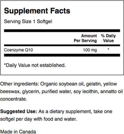 Swanson - Coq10 100mg  salud cardiovascular 50 Softgels