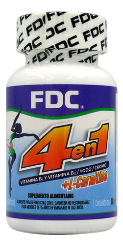 Fdc- 4 En 1 + L-carnitina  60 Capsulas