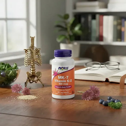 Now Foods - Mk-7 Vitamina K-2, 100 Mcg, 120 Capsulas Veg N/a