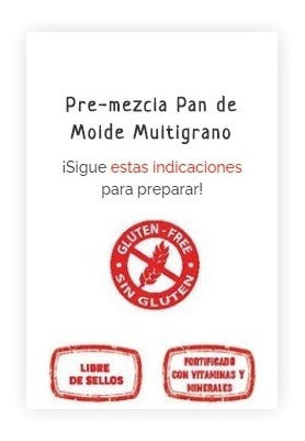 Harina Premezcla Pan Rengun Multigrano 400 Grs (sin Gluten)
