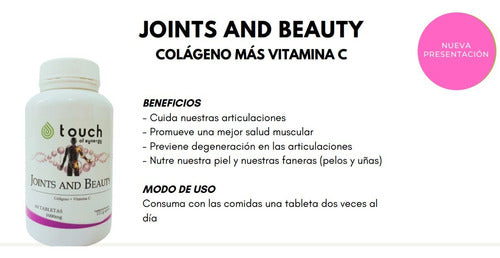 Touch Of Synergy - Colágeno H. + Vitamina C 1000 Mg 60 Tabs