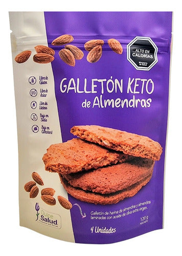 Dulce Salud - Galletón Keto De Almendras 120 Gr