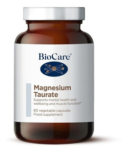 Biocare Taurato De Magnesio 60 Caps Apoyo Corazon Higado Sabor Sin Sabor