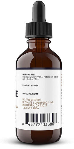 Ojio Solución De Yodo Lugol - Apoyo Tiroideo- 30 Ml