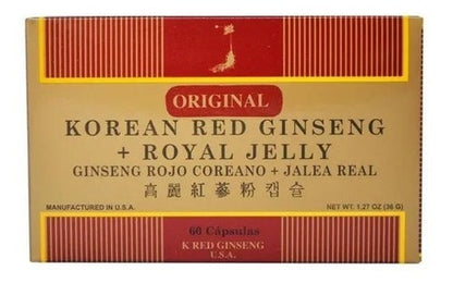 Fdc- Ginseng Rojo Koreano Con Jalea Real  60 Capsulas 