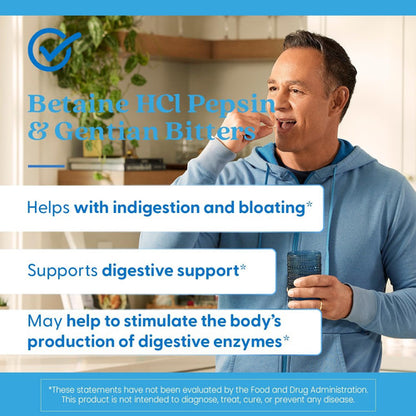Doctor Best - Betaina Hcl Pepsin Gestian Bitters 120cápsulas