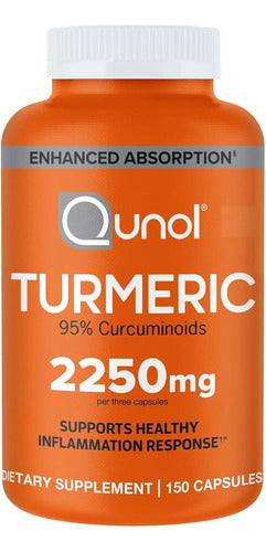 Qunol Turmeric Curcumin 2250mg Alta Potencia N/a