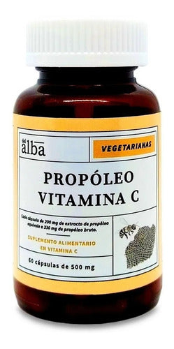 Del Alba - Propóleo Vitamina C 500 Mg  60 Caps