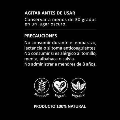 2heal - Aceite De Orégano Carvacrol Y Timol  Vegano 30 Ml