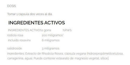 Real Pharm - Rhodiola Rosea 90 Capsulas 