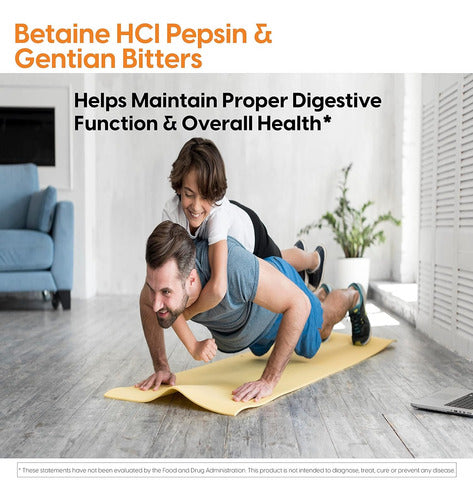 Doctor Best - Betaina Hcl Pepsin Gestian Bitters 120cápsulas