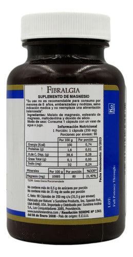 Natures Sunshine - Fibralgia - Magnesio Malato 90 Caps