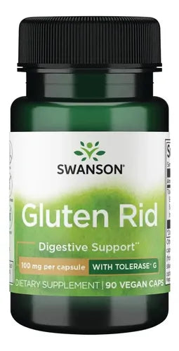 Swanson Ultra Gluten Rid Con Tolerasa G 100 Mg 90 Cápsulas V Sin Sabor