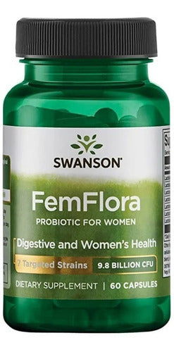 Swanson - Femflora Probiótico Cuidado Femenino 60 Caps
