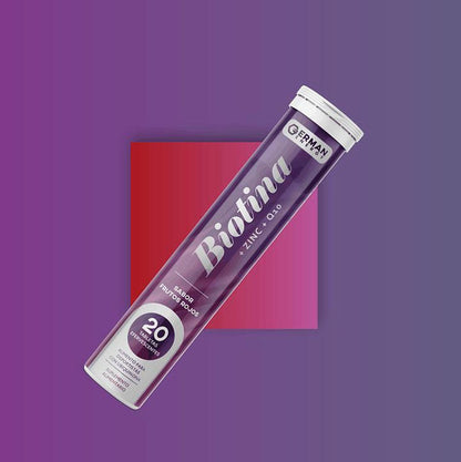 German Energy- Vitamina Biotina Zinc+ Q10 Efervescentes