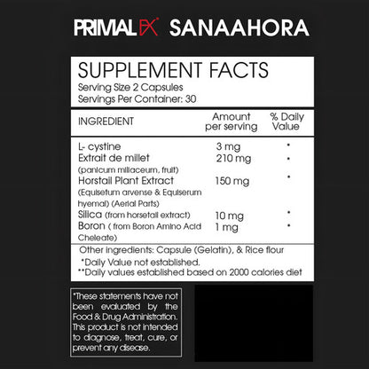 Innerx Primal Fx Suplemento Dietario Cabello Mas Grueso Y Joven X60 Sin Sabor