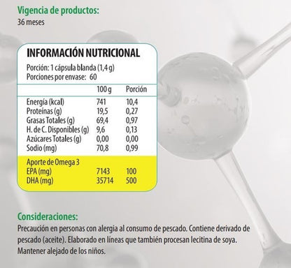 Omega Up Tg Dha 600 60 Cápsulas