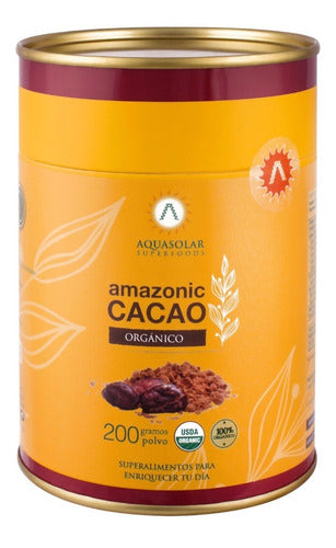 Aquasolar - Amazonic Cacao 200g Polvo 100% Orgánico