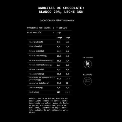 No Es Pecado Chocolates- Barritas De Chocolate Sin Gluten