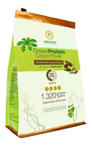 Aquasolar - Suplemento Green Proteín Cacao Power