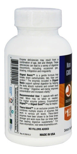 Digest Basic - Enzimas Digestivas -  90 Cápsulas