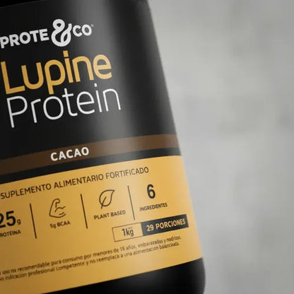 Proteico - Lupine Proteína Cacao Tarro 1 Kg Cacao