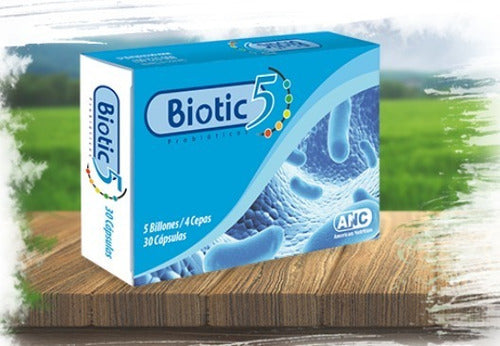Biotic  5 En Estuche Con 30 Cápsulas