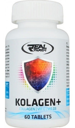 Kolagen+ Real Pharm 60 Tabletas - 60 Días 