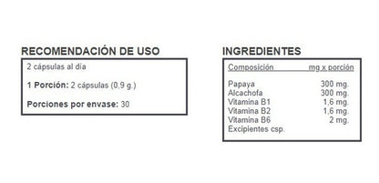 Papaxyna Blíster En Estuche Con 60 Cápsulas