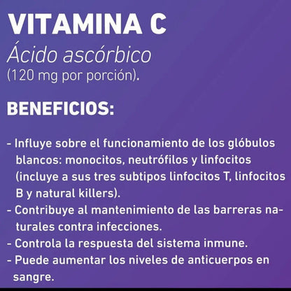 Nup- Probiotico Defensas + Vitaminas Y Minerales - 60 Capsulas